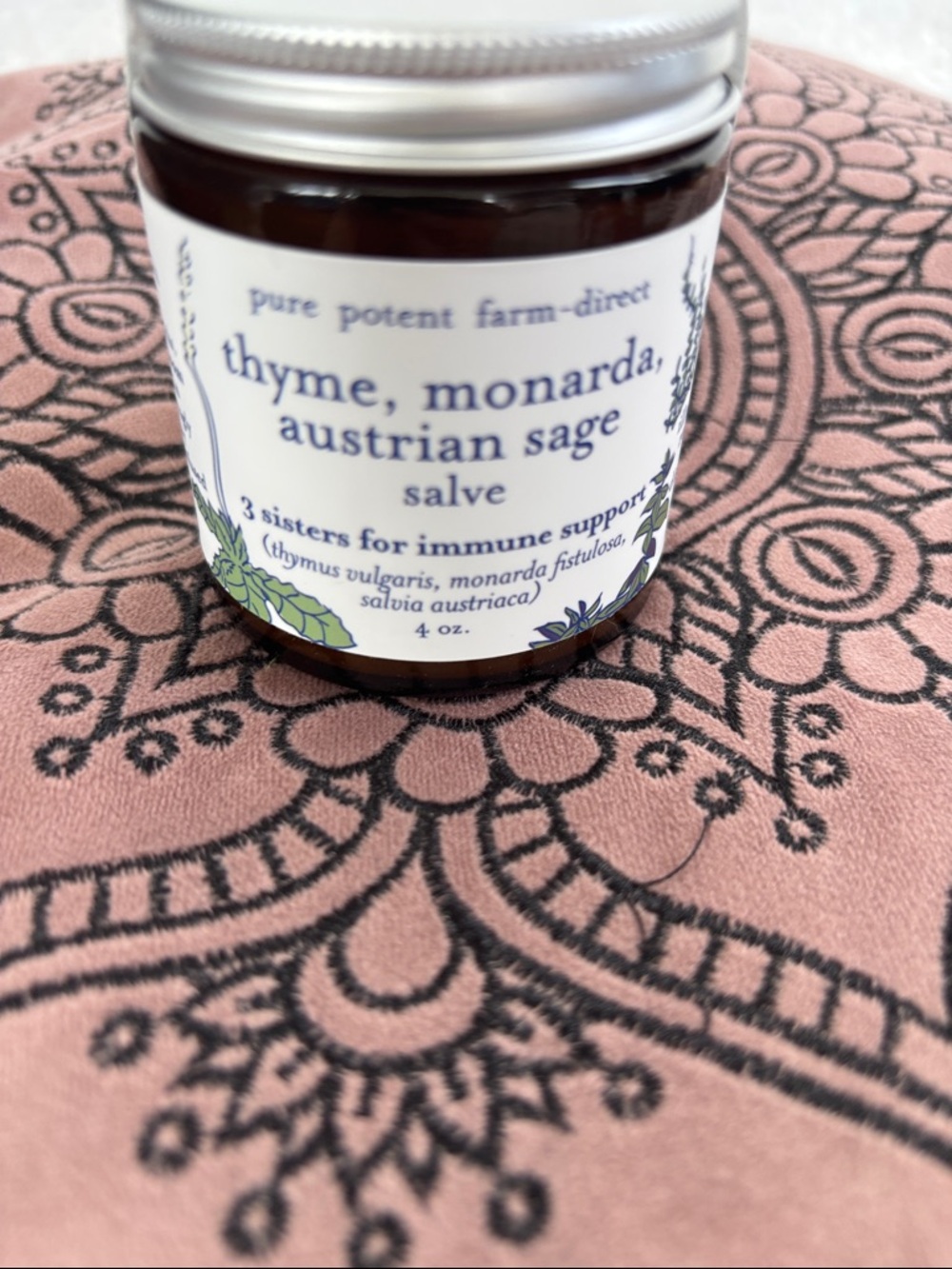 Thyme, Monarda & Austrian Sage Salve — Herbal Moisturizer Homegrown